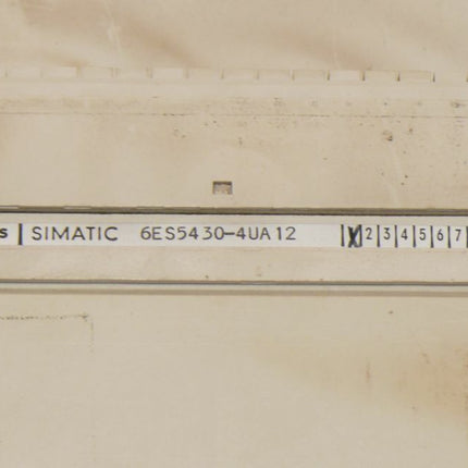 Siemens 6ES5430-4UA12 Simatic S5 6ES5 430-4UA12