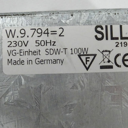 Sill W.9.794=2 VG-Einheit 230V 50Hz SDW-T 100W neu