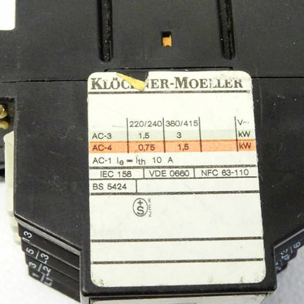 Klöckner Moeller DIL08M-10-G / 24VDC / DIL 08 M-10-G