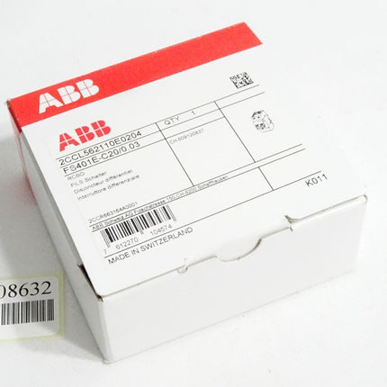 ABB Smiss Line FILS Schalter 2CCL562110E0204 2CCR663164A0001 / Neu OVP