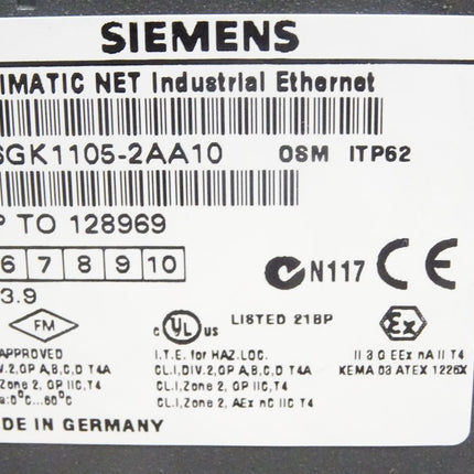 Siemens Simatic Net Ethernet 6GK1105-2AA10