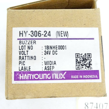 Hanyoung Nux Buzzer HY-306-24 / 24VDC / Neu OVP