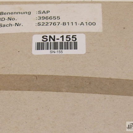 Neu-OVP: Siemens SAP S22767-B111-A100 / S 22767-B111-A100