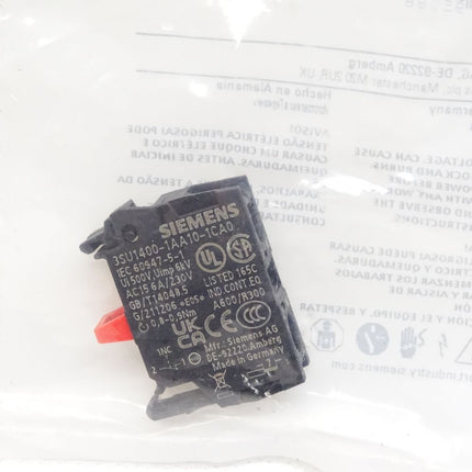 Siemens Kontaktmodul 3SU1400-1AA10-1CA0 / Neu OVP