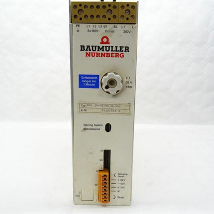 Baumüller BGS 3G-35/20-B-002 Servoregler Regelung