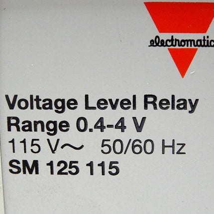 Electromatic Carlo Gavazzi Voltage Level Relay Range 0.4-4V / SM125115