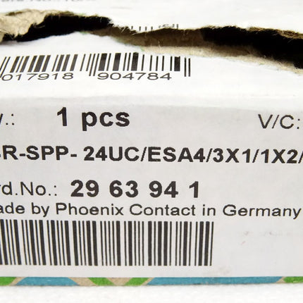 Phoenix Contact 2963941  PSR-SPP- 24UC/ESA4/3X1/1X2/B Sicherheitsrelais  / Neu OVP