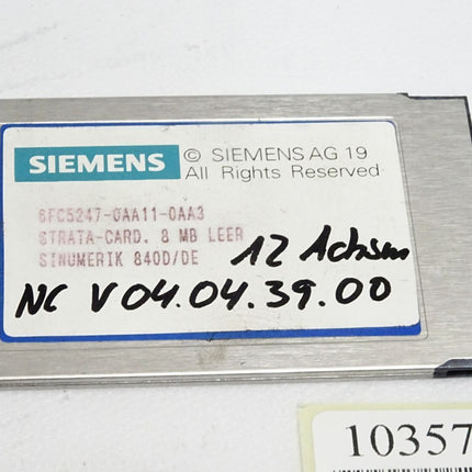 Siemens 6FC5247-0AA11-0AA3 8MB PC-Card