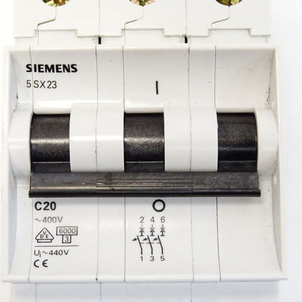 Siemens Leitungschutzschalter 5SX2 5SX23 C20