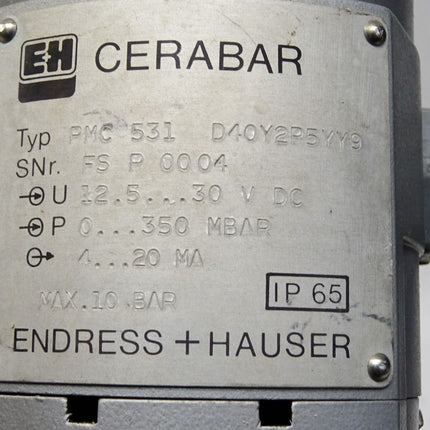 Endress+Hauser Cerabar PMC531 D40Y2P5YY9