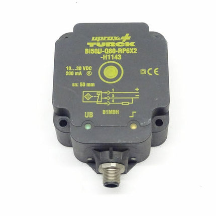 TURCK Bi50U-Q80-RP6X2-H1143 10...30 VDC 200mA / B1MBH / Bi50U-Q80-RP6X2 - H1143