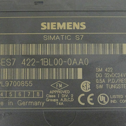 Siemens 6ES7422-1BL00-0AA0 Simatic S7 6ES7 422-1BL00-0AA0 E:03