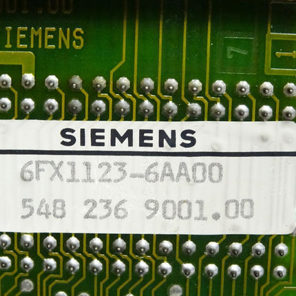 Siemens Memory Submodule 6FX1123-6AA00 5482369001.00