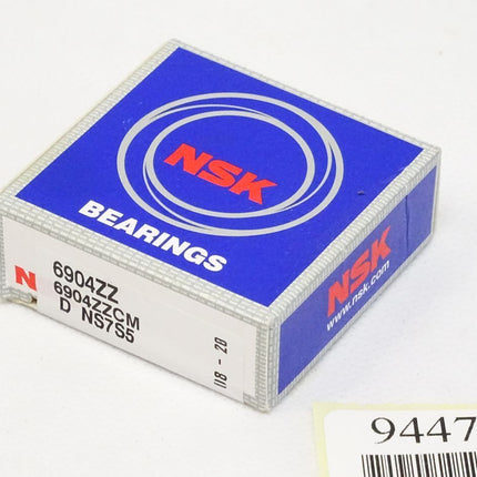 NSK Bearings Rillenkugellager 6904ZZ 6904ZZCM / Neu OVP