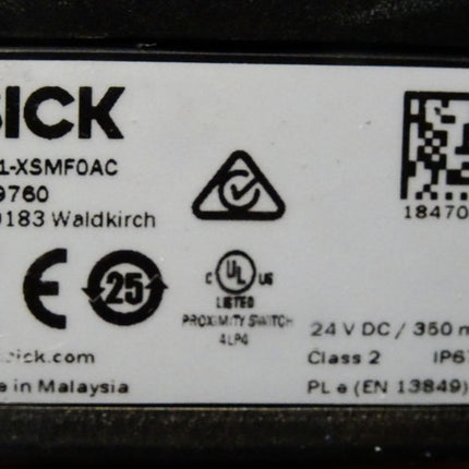 Sick Sensor mit Betätiger MLP1-SMMF0AC 1080321 MLP1-XSMF0AC 1079760 + MLP1-XA 1078199 + FLN-OSSD1100108 1061710