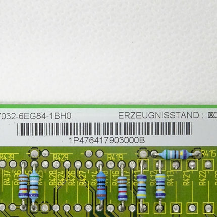 Siemens 6SE7032-6EG84-1BH0 Normierungsbaugruppe 6SE7 032-6EG84-1BH0