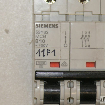 Siemens 5SY63 MCB B10 Leistungsschalter Schütz Schalter