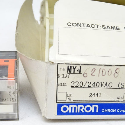 Omron MY4 Relay / 1741Y1 / Inhalt : 3 Stück / Neu OVP