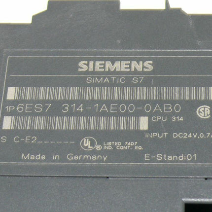 Siemens Simatic 6ES7314-1AE00-0AB0 / 6ES7314-1AE00-0AB0