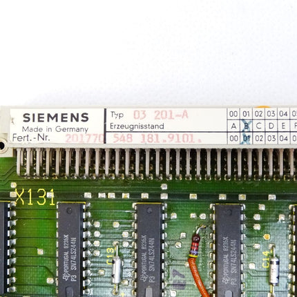 Siemens Platine 03201-A 5481819101.01