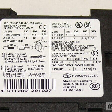 Siemens 3RA1120-1HD24-0AP0 / 3RT1024-1A..0 / 3ZX1012-0RA12-2CA1