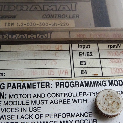 Indramat TDM1.2-030-300-W1-220 AC Servo Controller