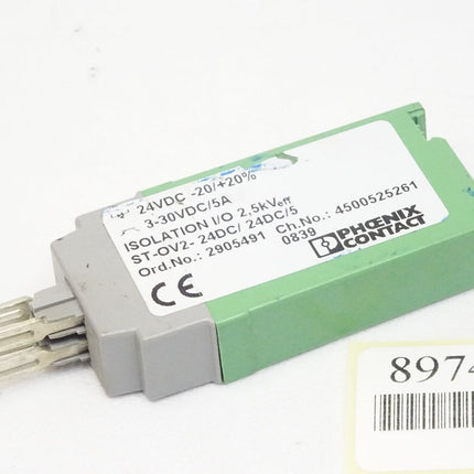 Phoenix Contact Isolation I/O ST-OV2-24DC / 2905491