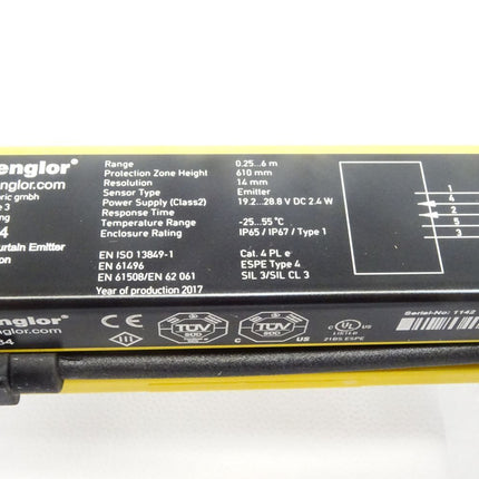 Wenglor SEMG534 / Safety Light Curtain Ermitter / Neu