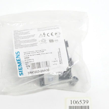 Siemens Terminalblock 3RK1903-2AA00 / Neu OVP