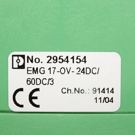 Phoenix Contact 2954154 EMG 17-OV- 24DC/ 60DC/3 Solid-State-Relaismodul