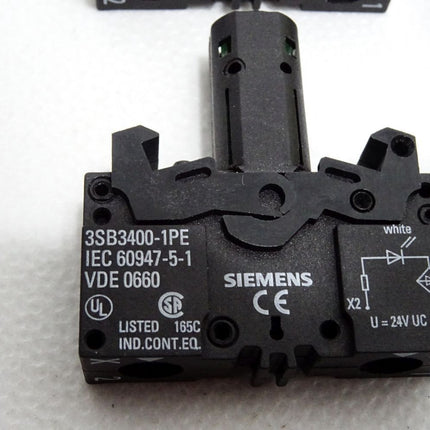 Siemens 3SB3400-1PE Lampenfassung / Inhalt:4 Stück