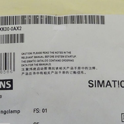 Siemens 6AV6671-8XK00-0AX2 Clip Montageclips für OP 3,7,17/ TP177 ( 1 Stück)