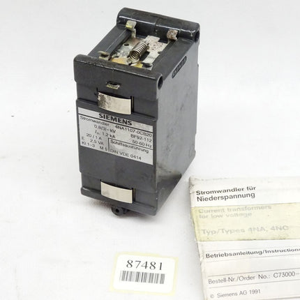 Siemens Stromwandler 4NA1107-0CB20