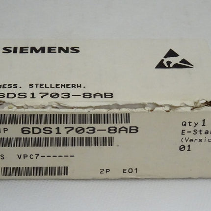 Siemens 6DS1703-8AB Teleperm Messstellenerweiterung 6DS1 703-8AB NEU-OVP