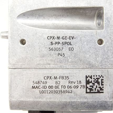 Festo CPX-M-GE-EV-S-PP-5POL 563057 + CPX-M-FB35 548749