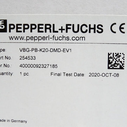 Pepperl+Fuchs Gateway 254533 VBG-PB-K20-DMD-EV1 / Neu OVP