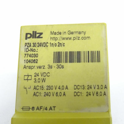 Pilz PZA 30/24VDC 1n/o 2n/c / 774030