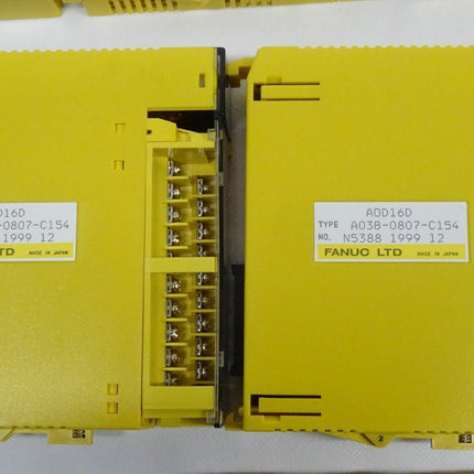 Fanuc Rack Set A03B-0819-C152 ABU10A AOD08D ABK01A AOD16D AIF01A neu-OVP