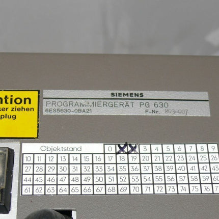 Siemens 6ES5630-0BA21 / PG630 Programmiergerät 6ES5 630-0BA21 E:2