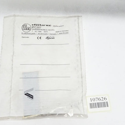 Ifm Electronic Efector100 IFC207 Induktiver Sensor IFB3004BAPKG/US-104 / Neu OVP