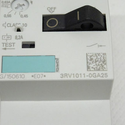 SIEMENS 3RV1011-0GA25 SIRIUS LEISTUNGSSCHALTER