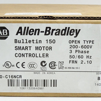 Allen-Bradley Smart Motor Controller 150-C16NCR / Neu OVP versiegelt