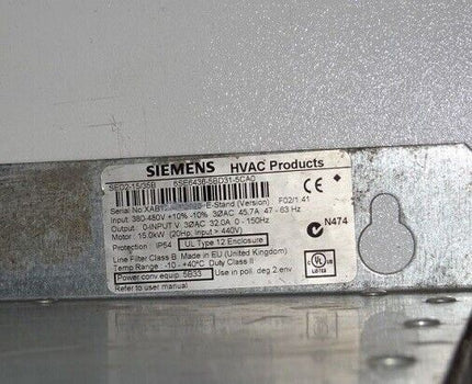 Siemens 6SE6436-5BD31-5CA0 Micromaster Frequenzumrichter 6SE6 436-5BD31-5CA0 E:F02/1.41 Frequenzumrichter 15kW - NEU