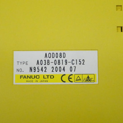 Fanuc AOD08D digitale Ausgabeeinheit A03B-0819-C152 // N9542 2004 07