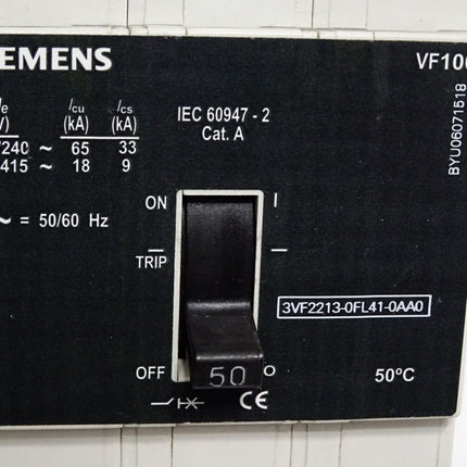 Siemens VF100 3VF2213-0FL41-0AA0 Leistungsschalter