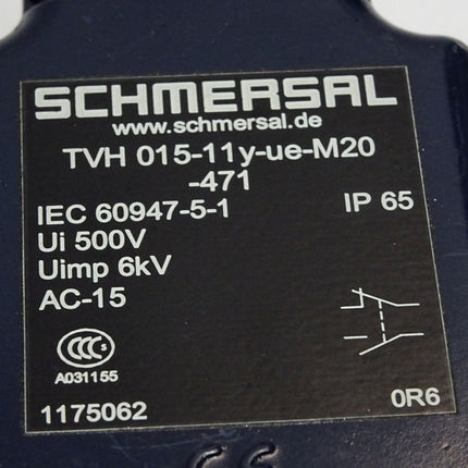 Schmersal Positionsschalter TVH 015-11y-ue-M20-471 1175062 / Unbenutzt