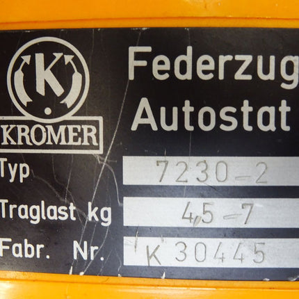 Kromer Balancer Federzug Autostat 7230-2 4.5-7Kg 2m