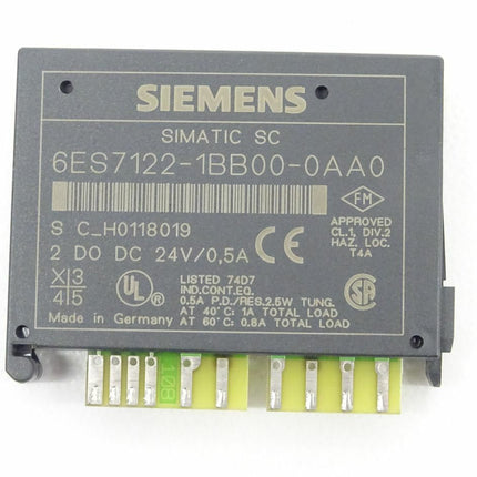 Siemens SIMATIC SC / 6ES7122-1BB00-0AA0 / 6ES7 122-1BB00-0AA0/ E-Stand: 02