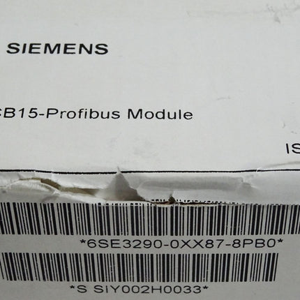 Siemens CB15-Profibus Module 6SE3290-0XX87-8PB0 / Neu OVP