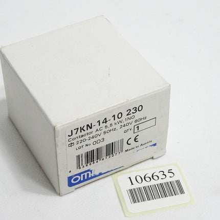 Omron Schütz J7KN-14-10 230 / Neu OVP